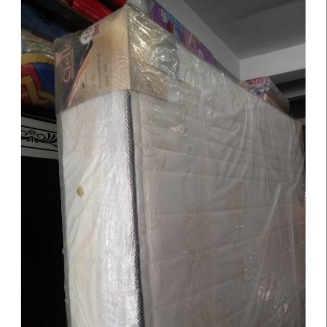 SPRINGBED SUPER EMPUK Ciello Silver uk. 120x200 & 160x200 - Kualitas TOP - FREE ONGKIR KOTA SEMARANG