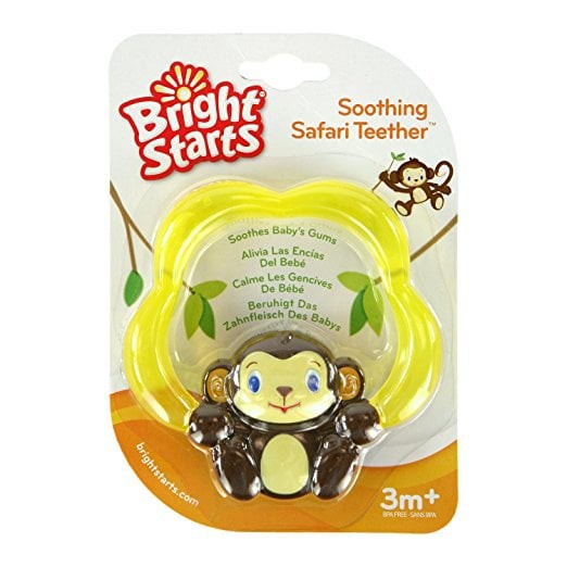 Bright Starts Soothing Safari Baby Teether Monkey