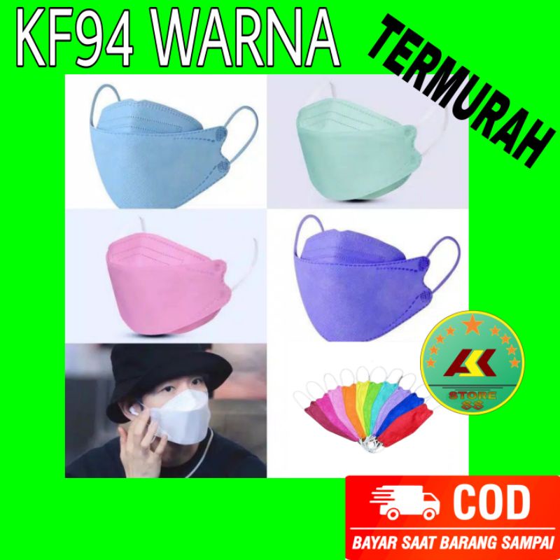 KF94 warna Masker Kf94 Msker Kf94 Masker Korea Kf94 Hitam Kf94 Putih