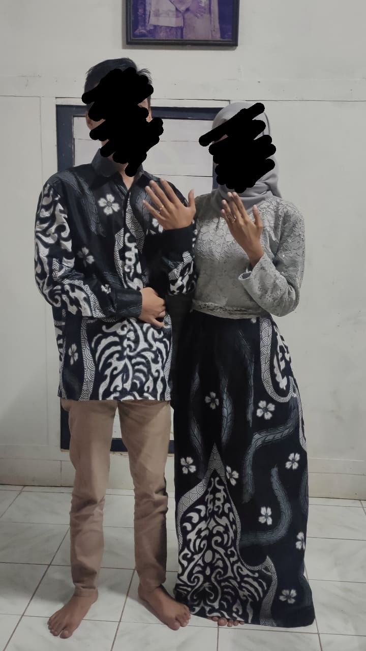 [ori - 2 Varian Warna - Busui] Wou Batik Couple Fitria Batik Couple Kebaya Modern Batik - Bg032