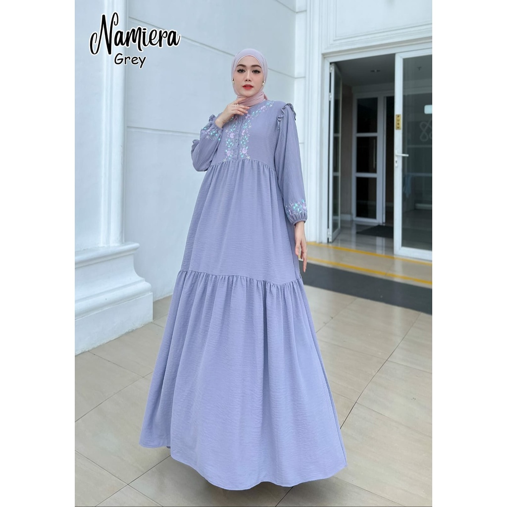 GAMIS KONDANGAN NAMIERA SIMPLE BORDIR ASLI