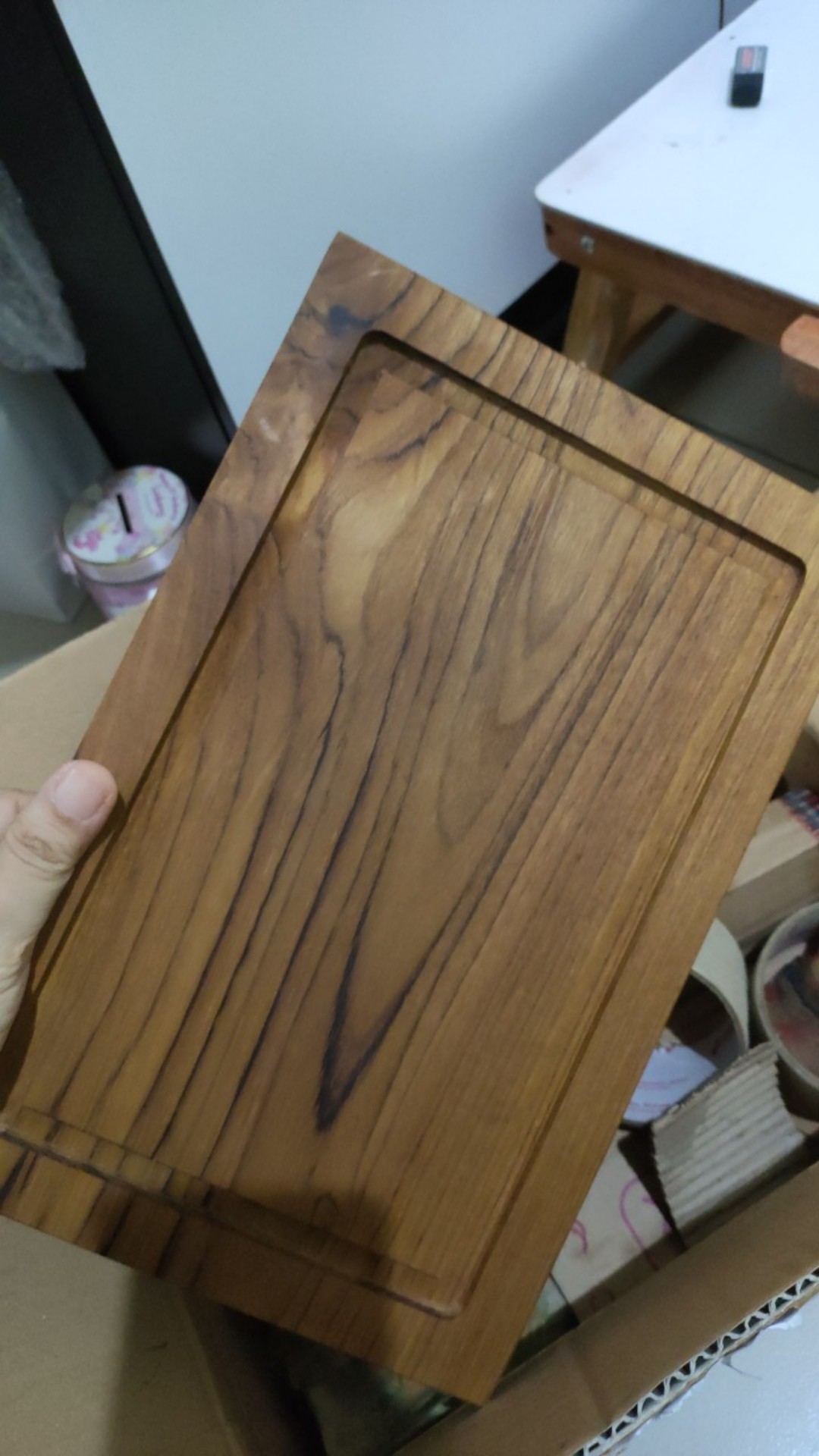 Talenan Kue Profil | Talenan Kecil | Talenan Kayu Jati 20 Cm X 30 Cm |  Talenan Roti | Talenan Dapur