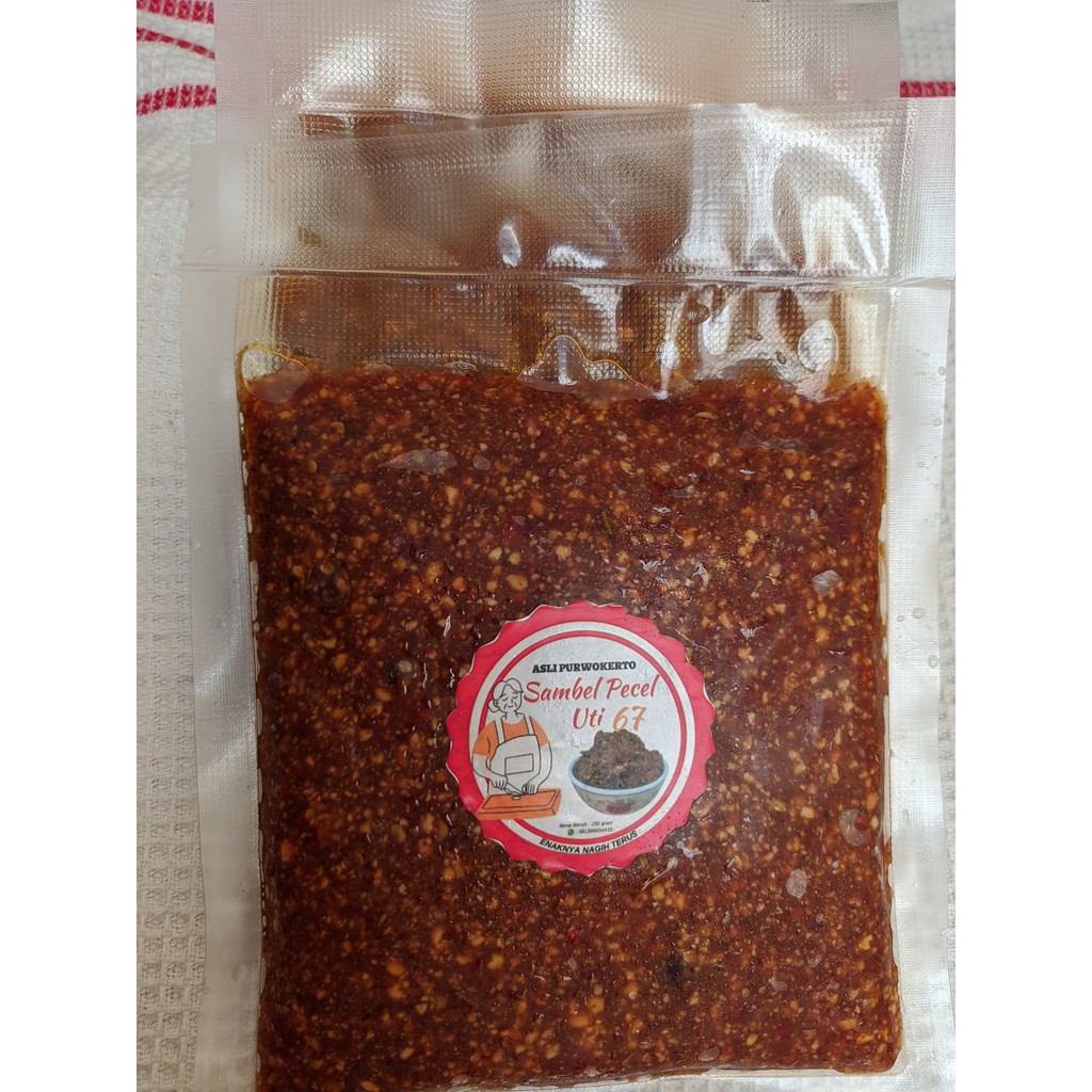 

SAMBEL PECEL UTI 67/ SAMBEL PECEL/ SAMBEL PECEL PURWOKERTO/ SAMBEL PECEL ENAK 250 gram