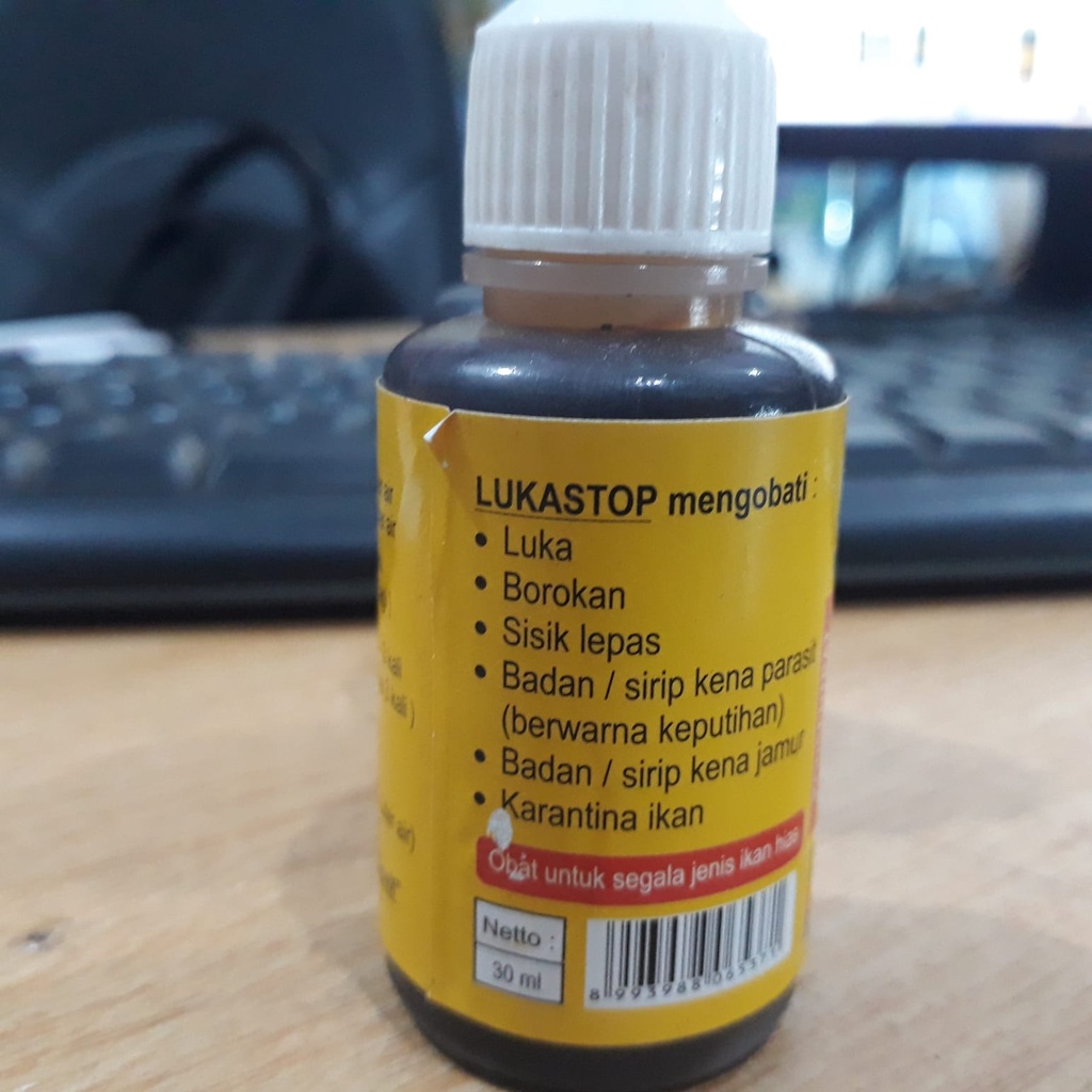 Jual LUKASTOP 30ml Obat ikan aquarium aquascape