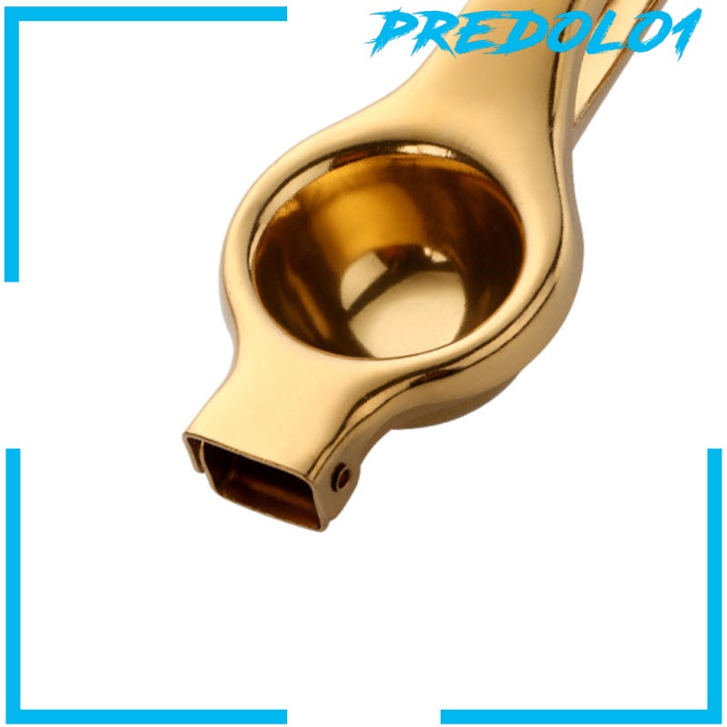 Predolo1 Alat Pemeras Jeruk / Lemon Manual Bahan Stainless Steel Warna Emas