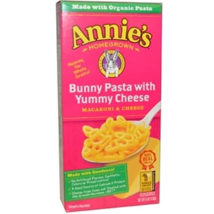 

Annies Bunny Pasta/Pasta Makaroni dan Keju/Gluten Free