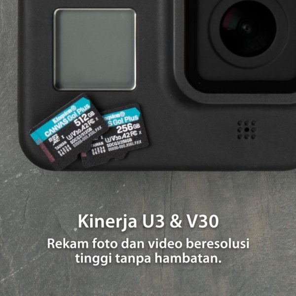 Kingston MicroSD Card Canvas Go! Plus 128GB 170MB/s A2 MicroSDXC