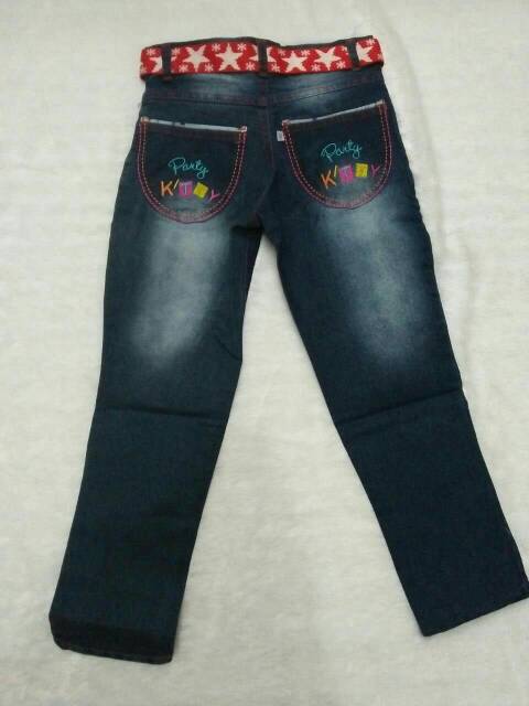 Celana jeans anak hellokitty