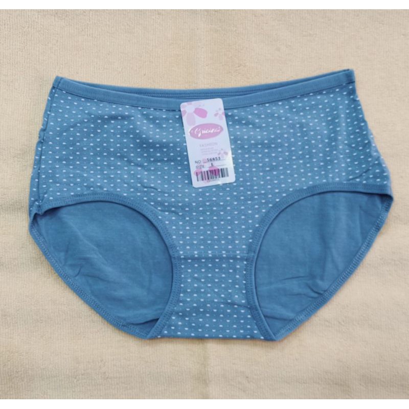 6pcs celana dalam wanita dewasa katun elastis karet tipis / pakaian dalam perempuan