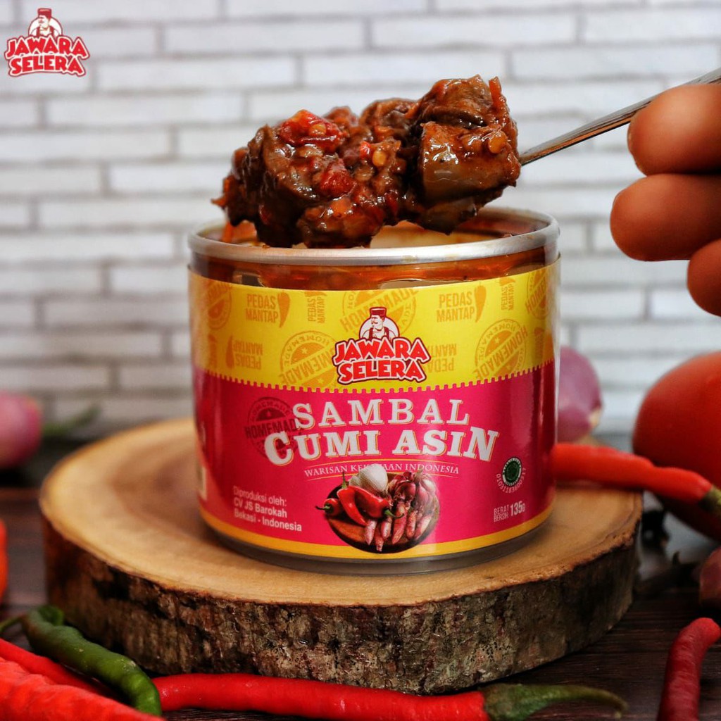 

Sambal Cumi Asin Sambel Baby Cumi Asin Jawara Selera