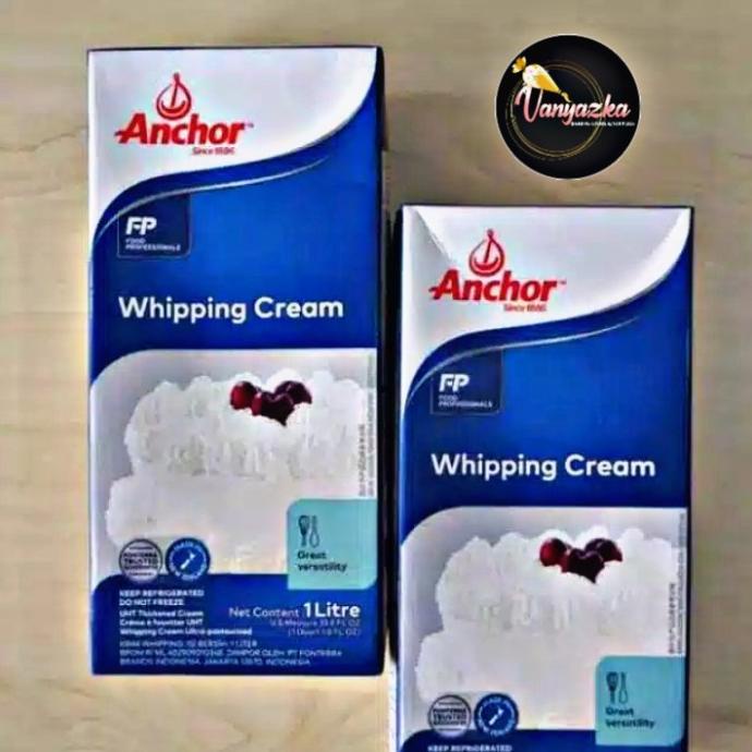 

(BISA COD) Whip Cream/Whipping Cream Dairy Anchor 1liter