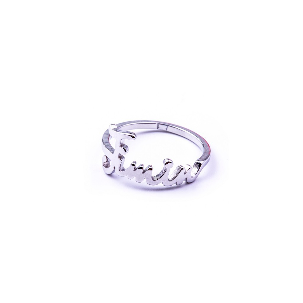 【COD Tangding】Cincin KPOP BTS V Jin SUGA JIMIN Titanium Steel untuk Hadiah