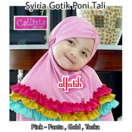 Jilbab Anak Hijab Baby Rainbow Kerudung Anak Baju Muslim Anak