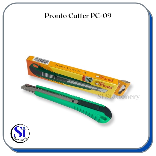 

Cutter PRONTO Kecil PC-09 Kunci Otomatis Anti Selip Bisa Refill