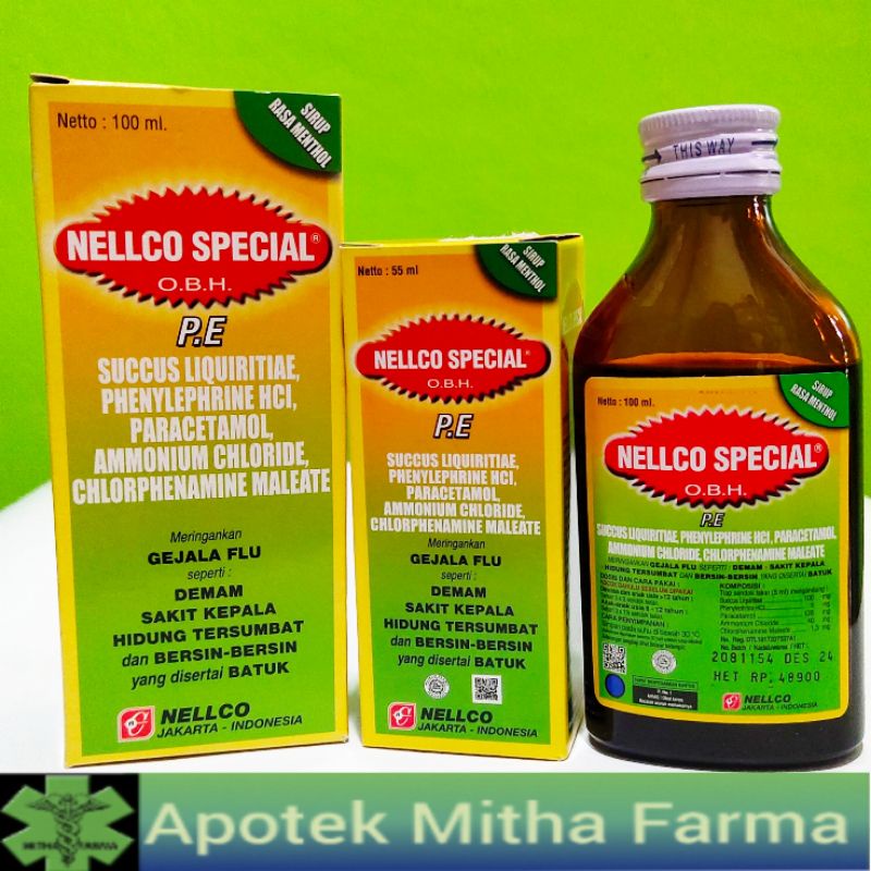 OBH NELLCO SPECIAL OBAT FLU BATUK