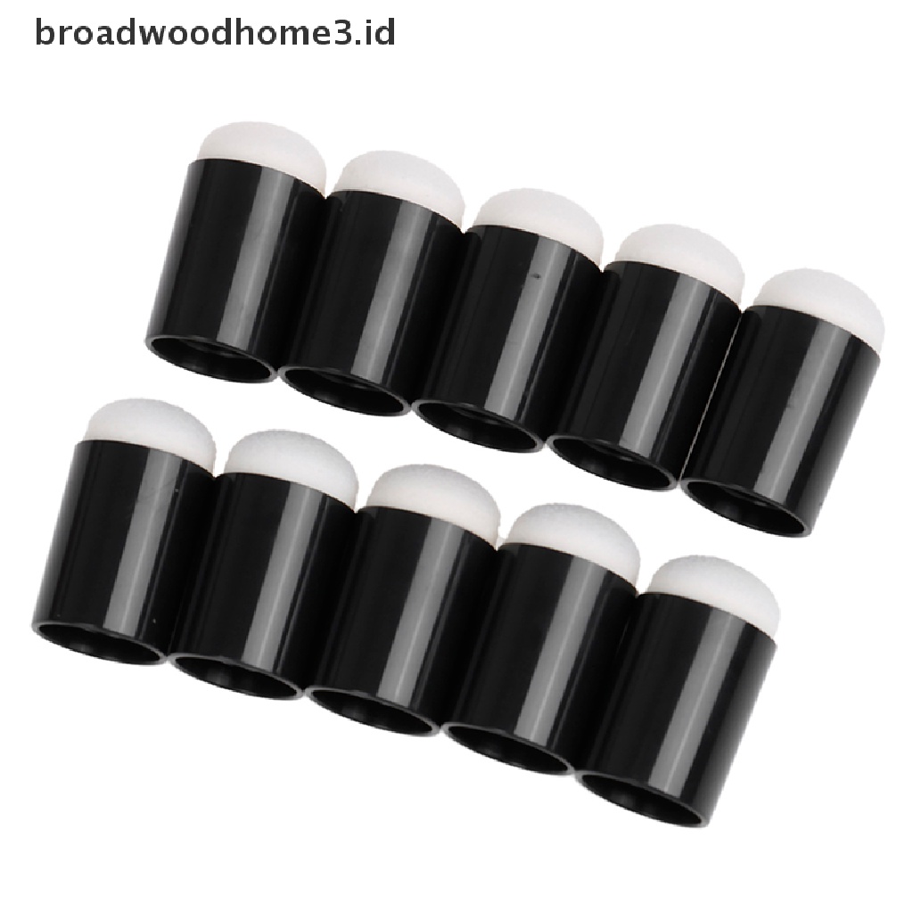 10pcs Spons Jari Daubers Untuk Stempel Tinta Reborn