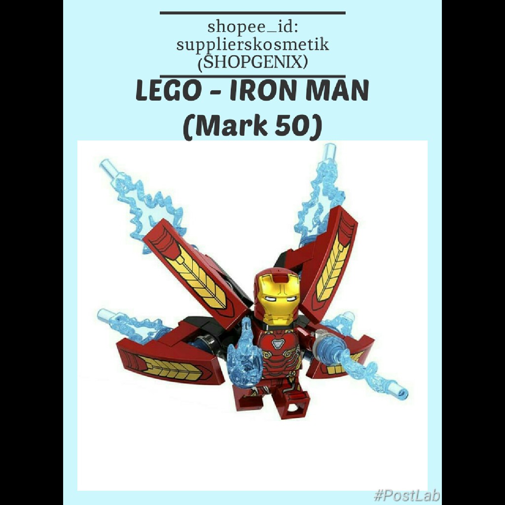 lego kw Marvel - IRON MAN (Mark 50) (Avengers: Infinity War/Endgame)