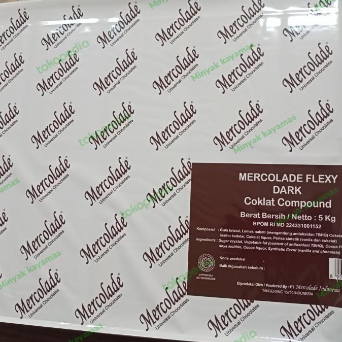 

Mercolade Flexy Dark Coklat Compound 5kg ---NEW---
