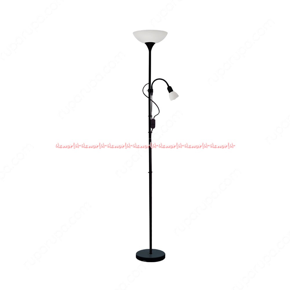 Eglo Up Lampu 60 Watt HItam Black Standing Lamp Lampu Sudut Dan Lampu Baca Lampu Lantai