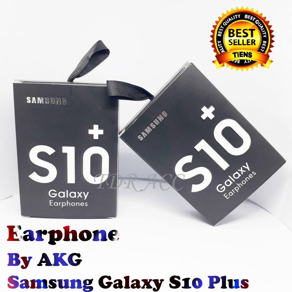 HEADSET - HANDSFREE - EARPHONE SAMSUNG AKG S10+ S10 PLUS JACK AUDIO 3.5MM MEGABASS EXTRABASS STEREO PACKINGAN IMPORT