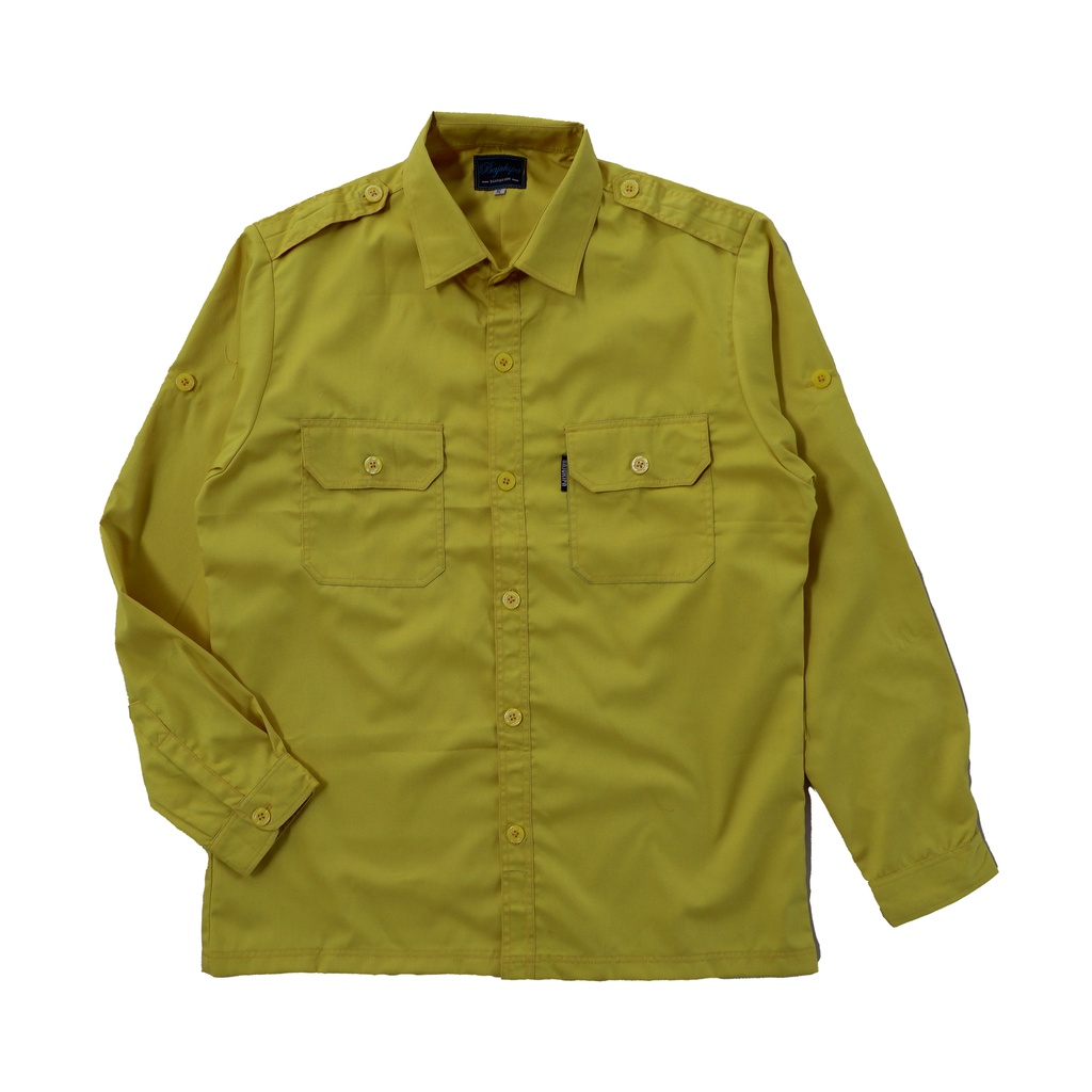 Workshirt PDH kemeja lapangan PDH Lime  big size