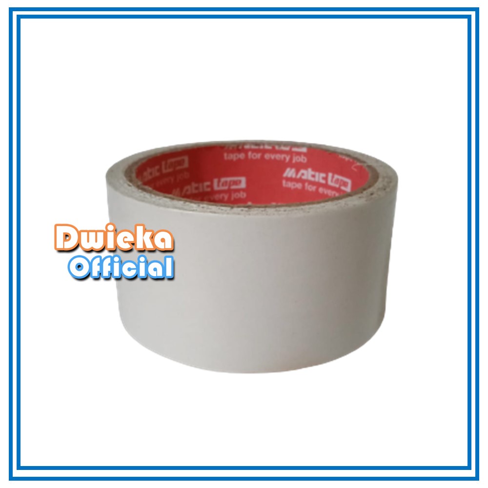 Jual Double tape matic tape 12mm 24mm 48mm Murah harga pabrik Shopee Indonesia