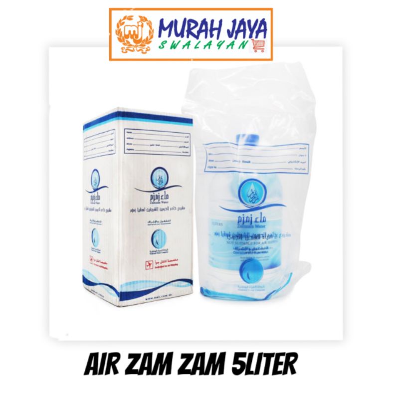 

Air zam zam 5 L 5 Liter / Air zam-zam / Air zamzam / Air zam - zam ASLI Original