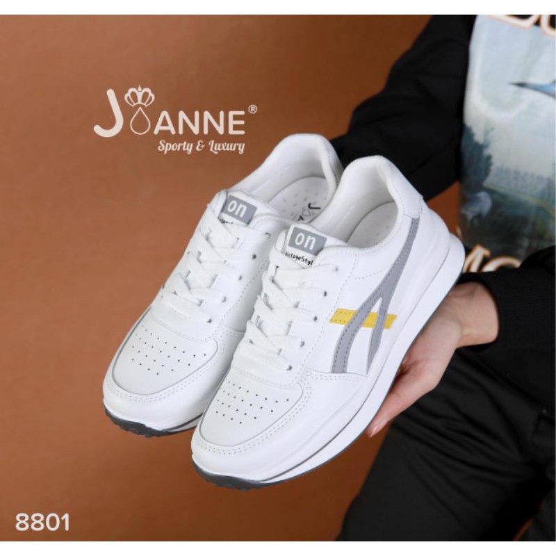 RESTOCK {ORIGINAL BRAND} JOANNE Leather Sneakers Shoes 8801