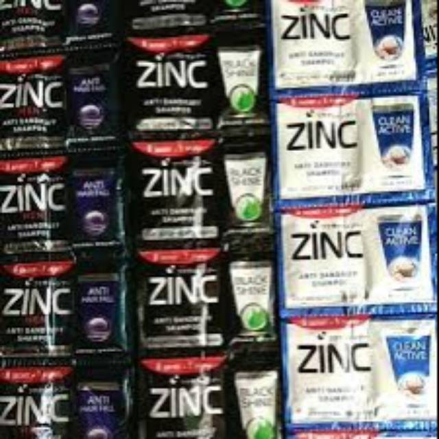 Zinc shampo sachet