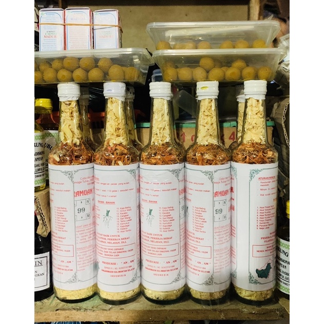 

Ramuan Tradisional kalimantan 19 bahan herbal (1 botol)