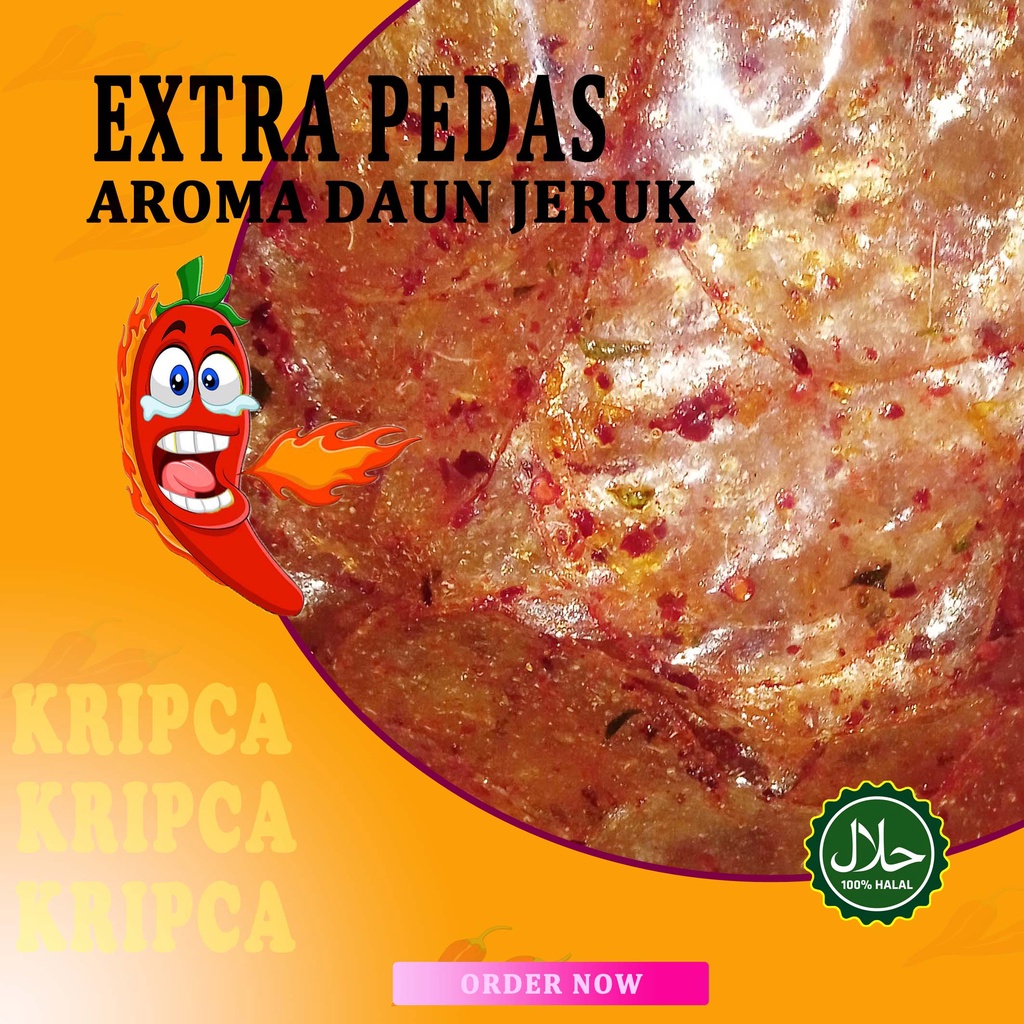 

keripik_kaca ektra pedas aroma daun jeruk 800 gr / pikca /kripca