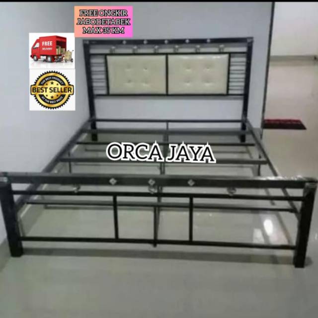 TEMPAT TIDUR BESI RANJANG BESI UK.180X200