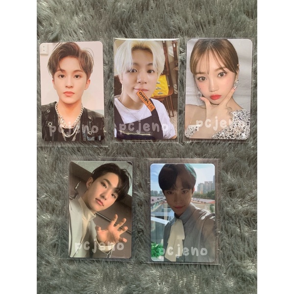 PHOTOCARD PC MARK 2ND PLAYER, PC JENO CAFE, PC CHAEWON FANTASY, TC HOSHI HORANGHAE, ACE KIT DOYOUNG