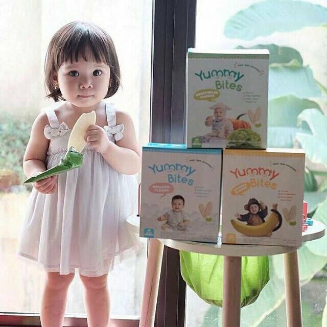 Yummy Bites Rice Cracker Snack Bayi 6m+ Non Msg Non Pengawet