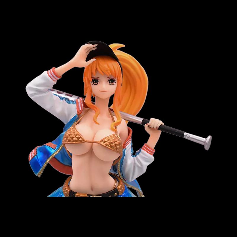 Figure Nami Nico Robin One Piece Nami Ourfit Bikini Sexy Baseball  Miniatur pajangan