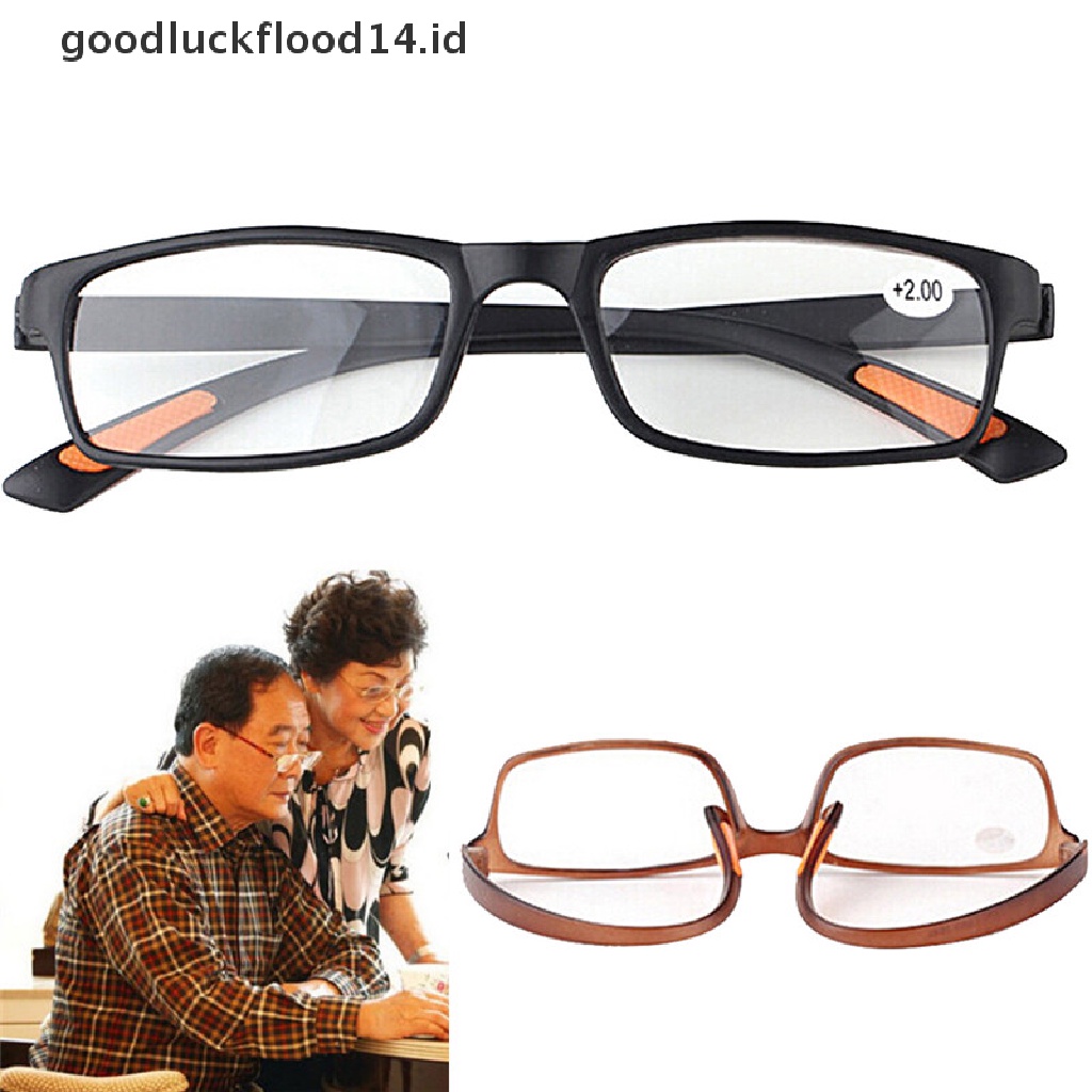 [OOID] Square Framed  Clear Lens Reading Glasses Unisex Women Men  ID