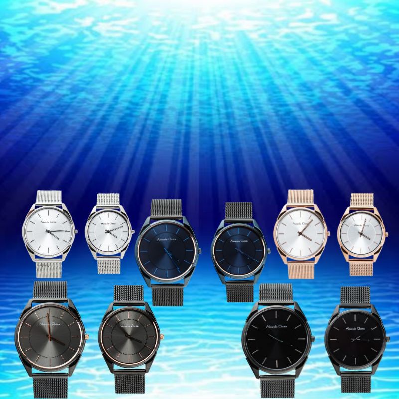 AC8626 Jam Tangan Couple Alexandre Christie AC  Couple Original