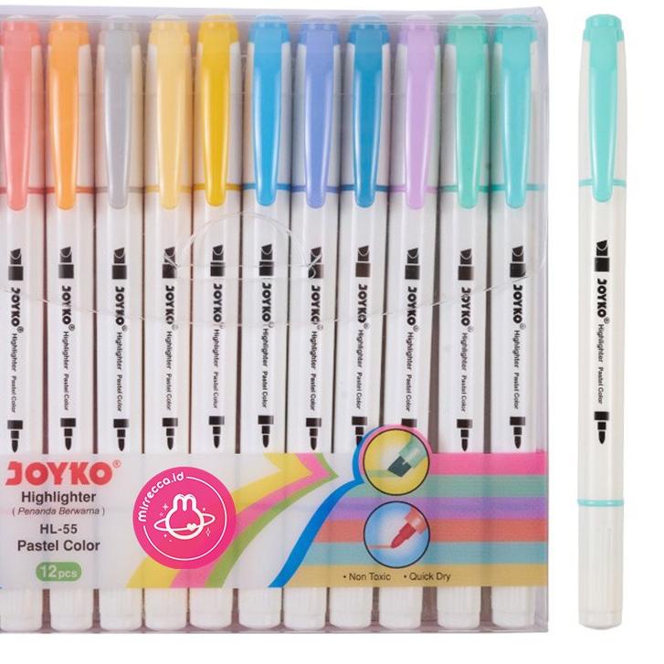 

Hot Sale JOYKO HL-55 - PASTEL COLOR TWIN TIP HIGHLIGHTER ..