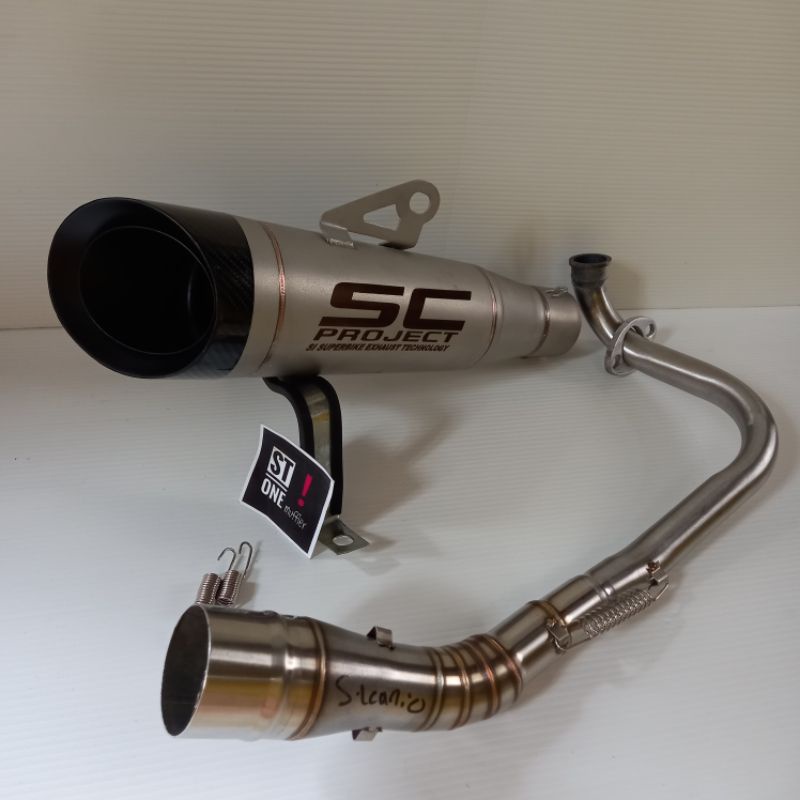 knalpot racing sc project full set mio scoopy fino genio beat vario Nmax pcx lexi all matic