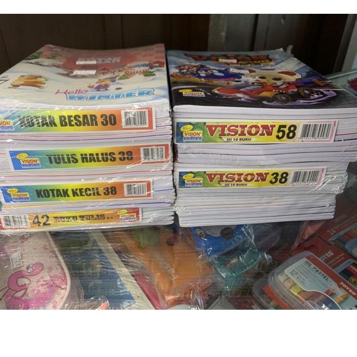 

Tidak Diragukan.. Buku tulis VISION semua jenis garis kotak halus