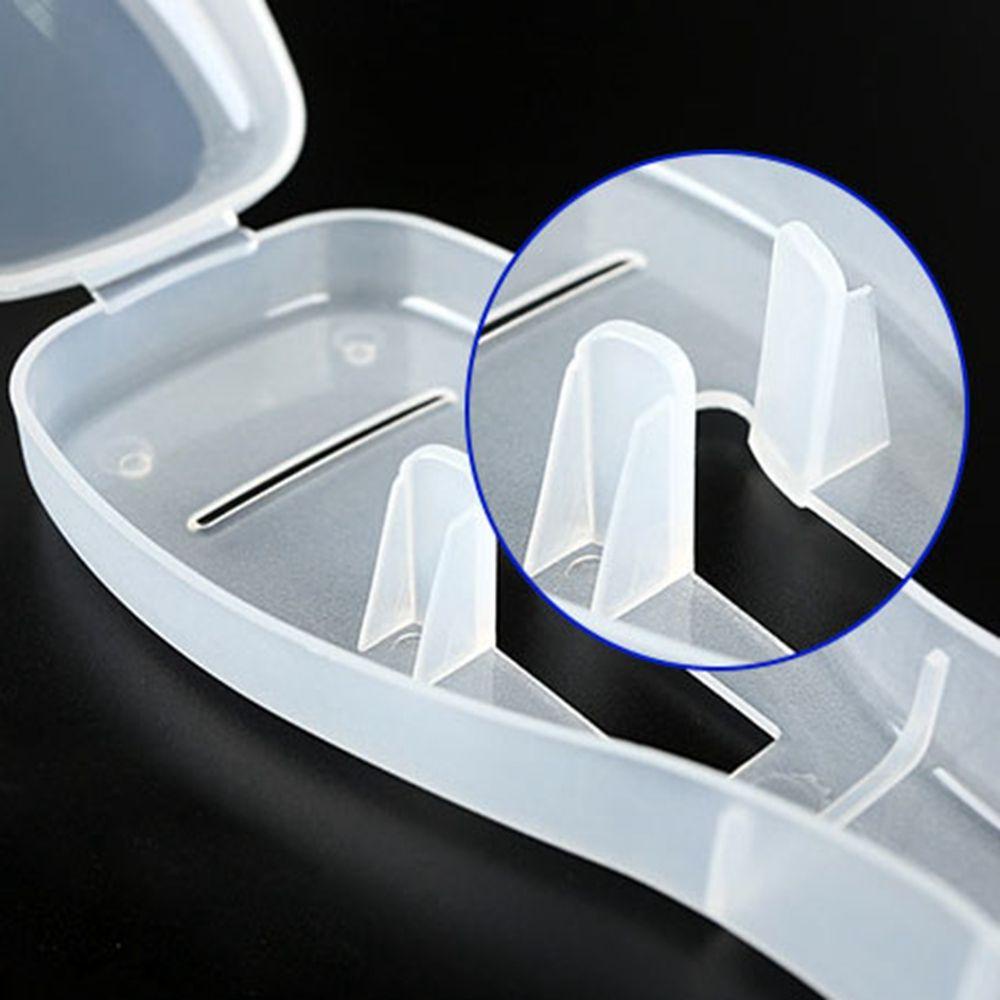 [Elegan] Kotak Penyimpanan Alat Cukur Portable Ramah Lingkungan Travel Tempat Alat Cukur Box Pisau Cukur Pria Razor Case