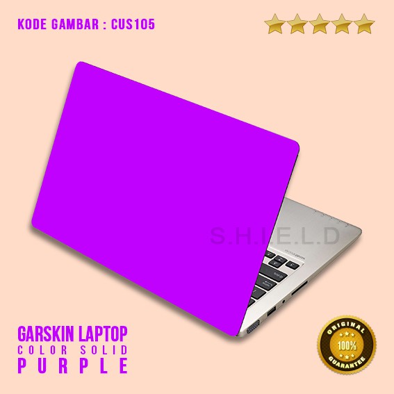 Garskin / Skin/ Sticker / Cover / Stiker Laptop - Solid Purple