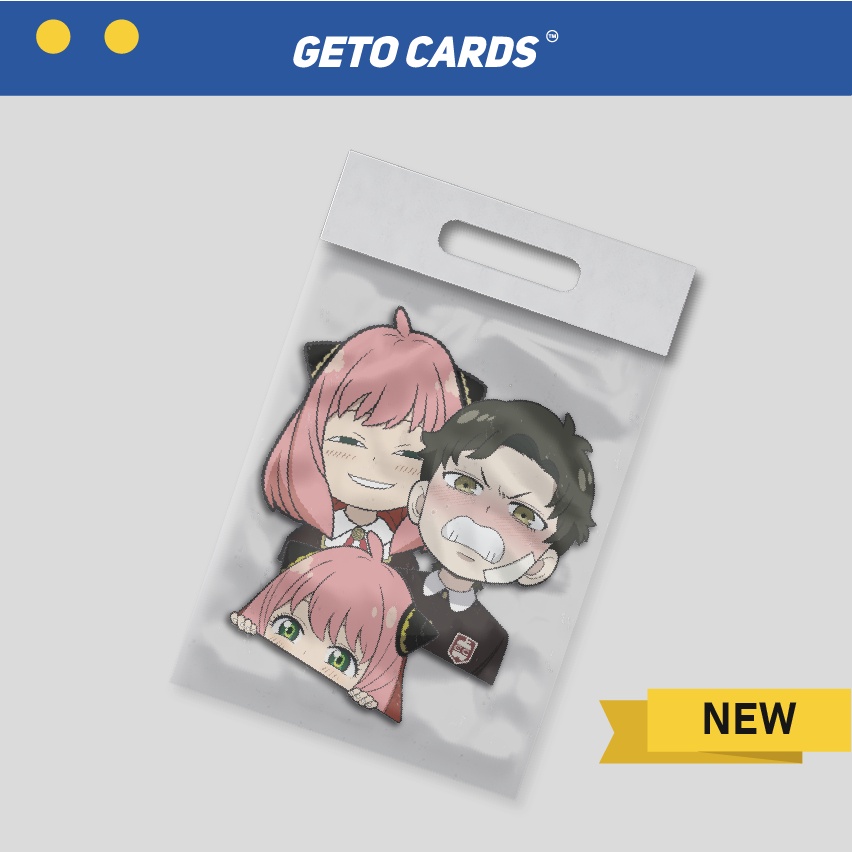 

STICKER PACK ANYA FORGER SPY X FAMILY GETO CARDS SIAP KIRIM