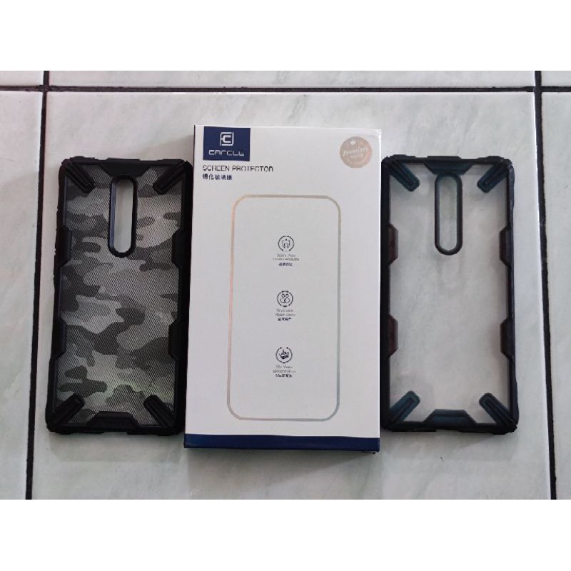 case ringke dan tempered glass cafelle mi9t pro