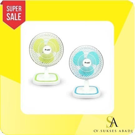 Arashi Desk Fan 8inch Kipas Angin Duduk Meja 8 Inch General Clip Karakter ALL Model Murah Surabaya