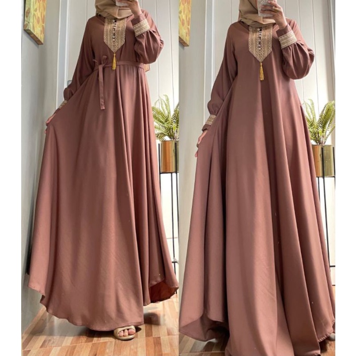 MAYA DRESS SHAKILA RENDA LENGAN PANJANG