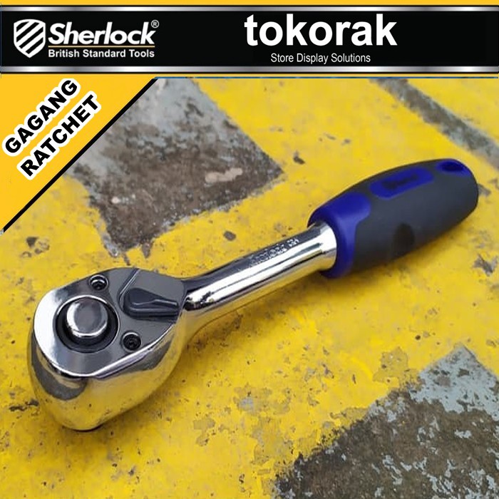 GAGANG RACHET 1/2 INCH SHERLOCK - TANG RATCHET - KUNCI RING SHOCK