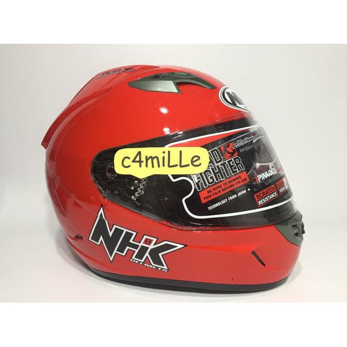 Helm Full Face NHK GP 1000 / GP1000 double visor red ferrari