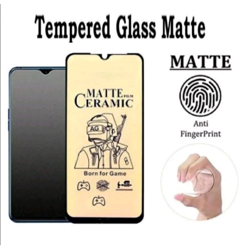 TEMPERED GLASS MATE CERAMICS FLIM ANTI PECAH ANTI MINYAK (BY TA)