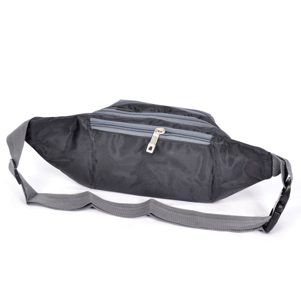 BAGCRUICERACC - Waistbag Pria Sport OVAL Kain Import 312-2